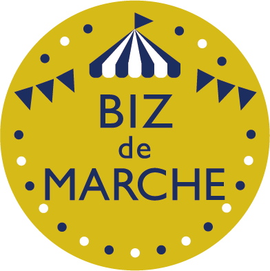 ロゴ：BIZ de MARCHE/ビズデマルシェ